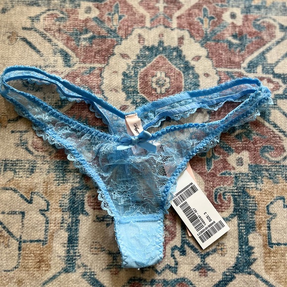NWT Agent Provocateur Hinda Blue Ouvert AP3 Medium - Picture 5 of 5